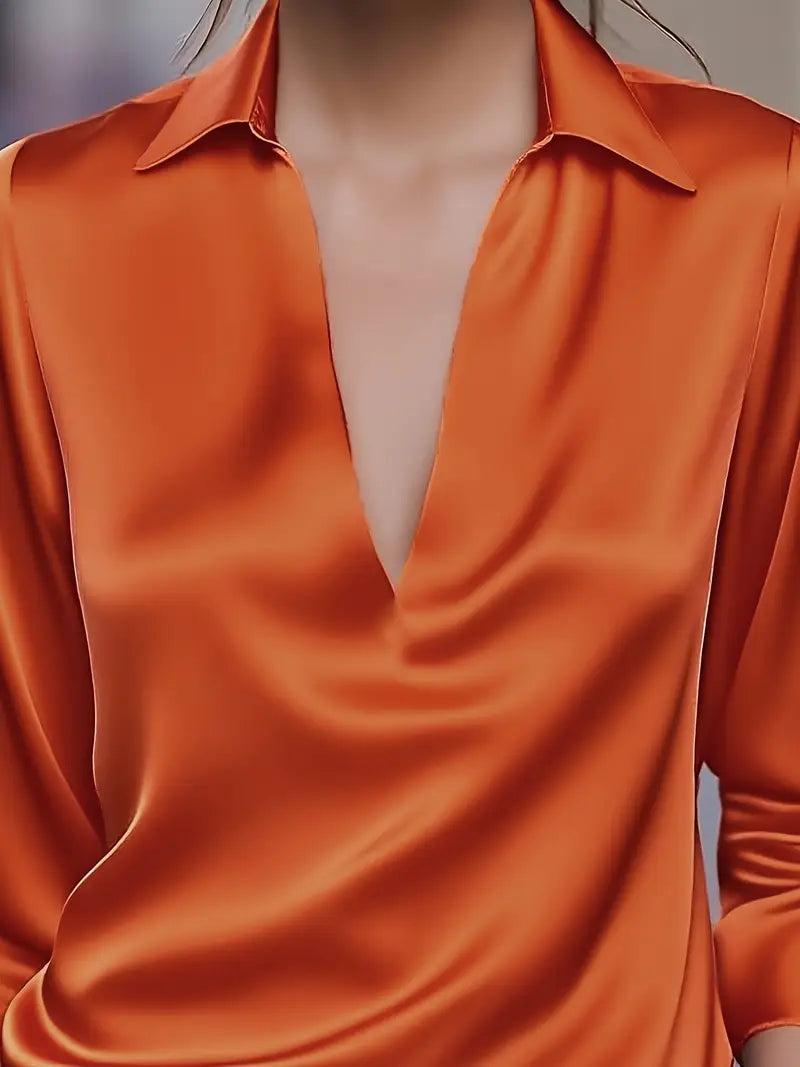 Nadene - Blusa Premium Con Cuello En V