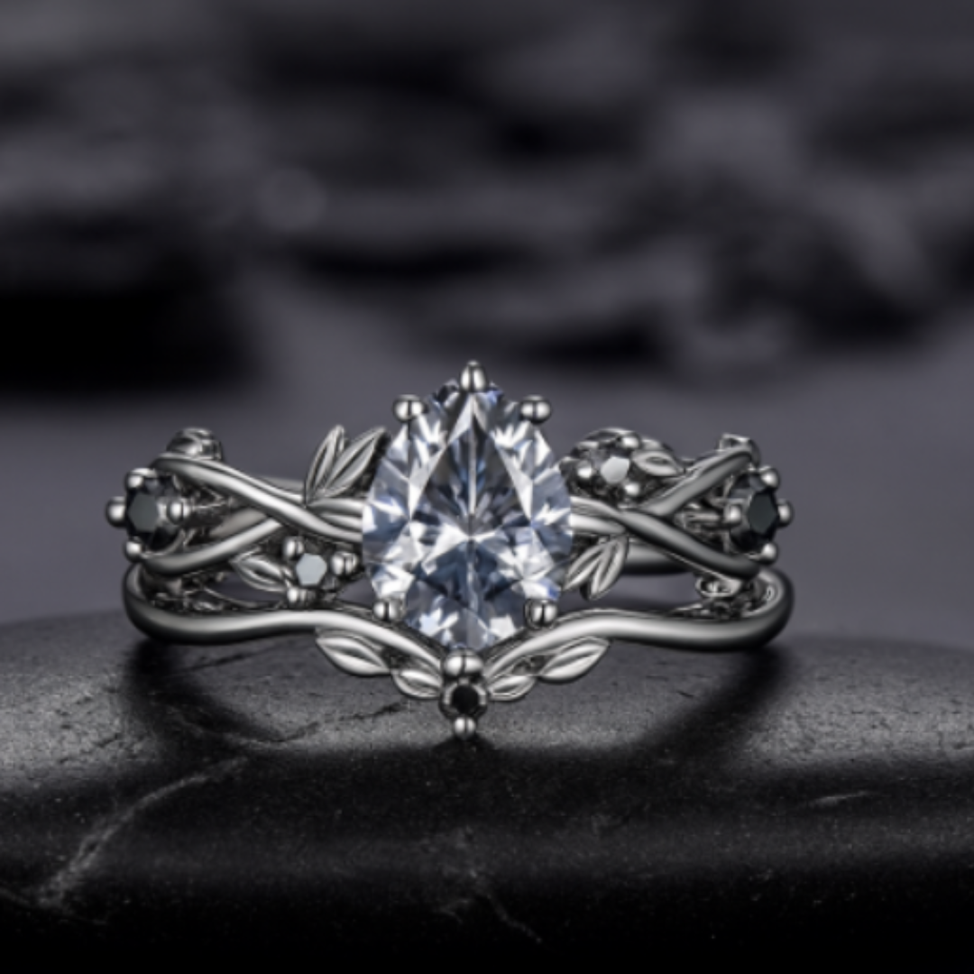 Anillo Doretta piedra lunar