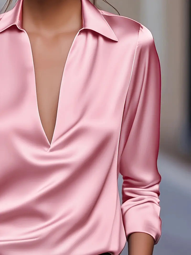 Nadene - Blusa Premium Con Cuello En V