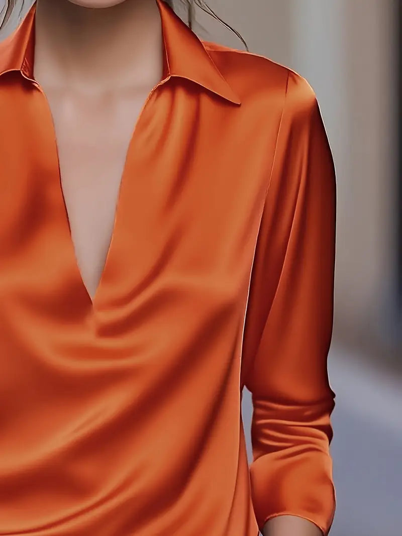 Nadene - Blusa Premium Con Cuello En V