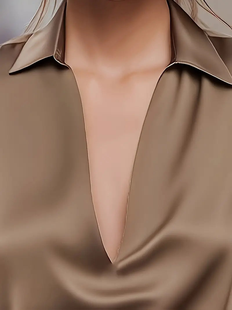 Nadene - Blusa Premium Con Cuello En V